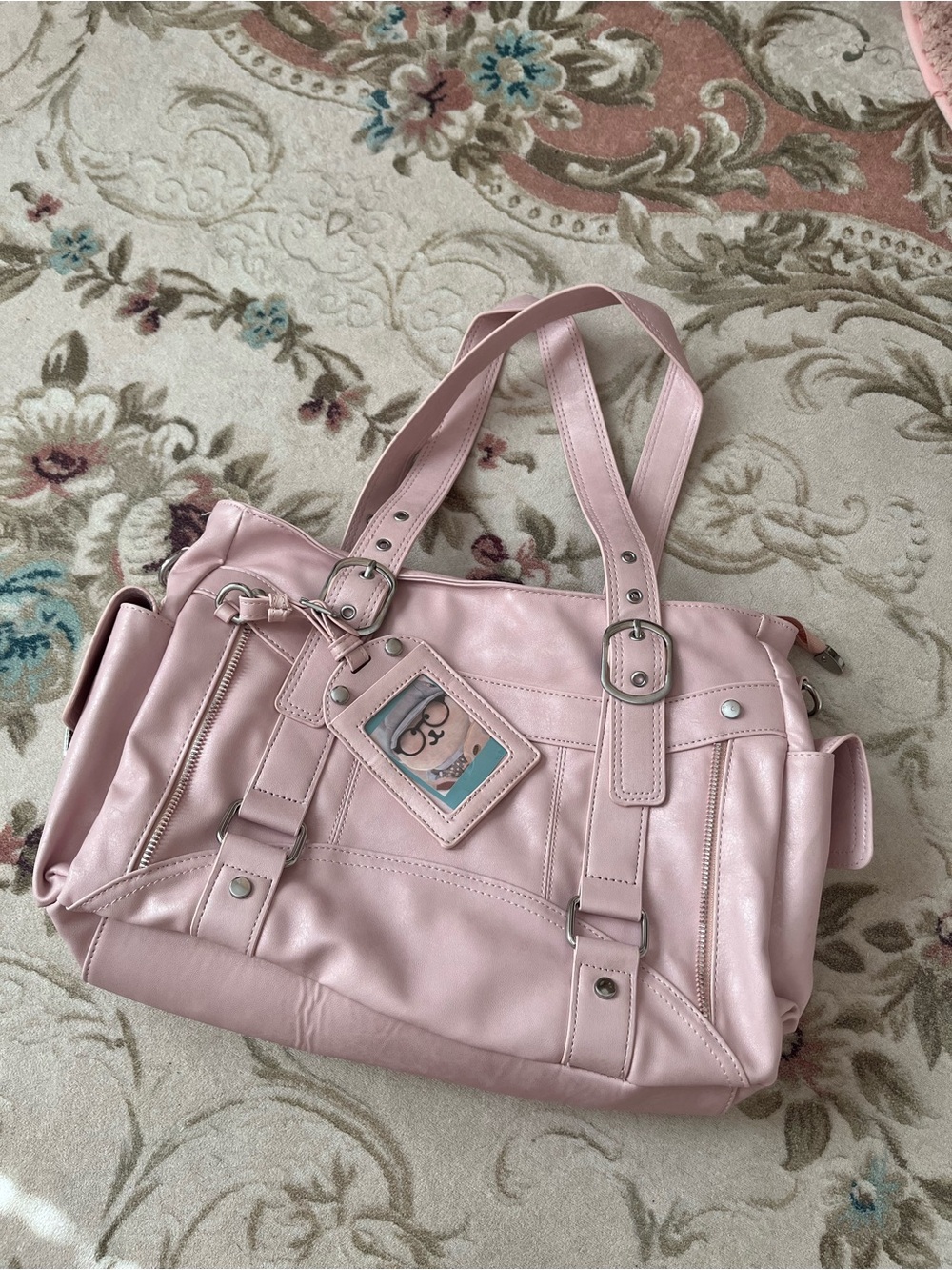 Classic Pink Tote Handbag - Women Bags